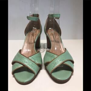 Rinaldi mint mid chunky heel sandal made in Italy